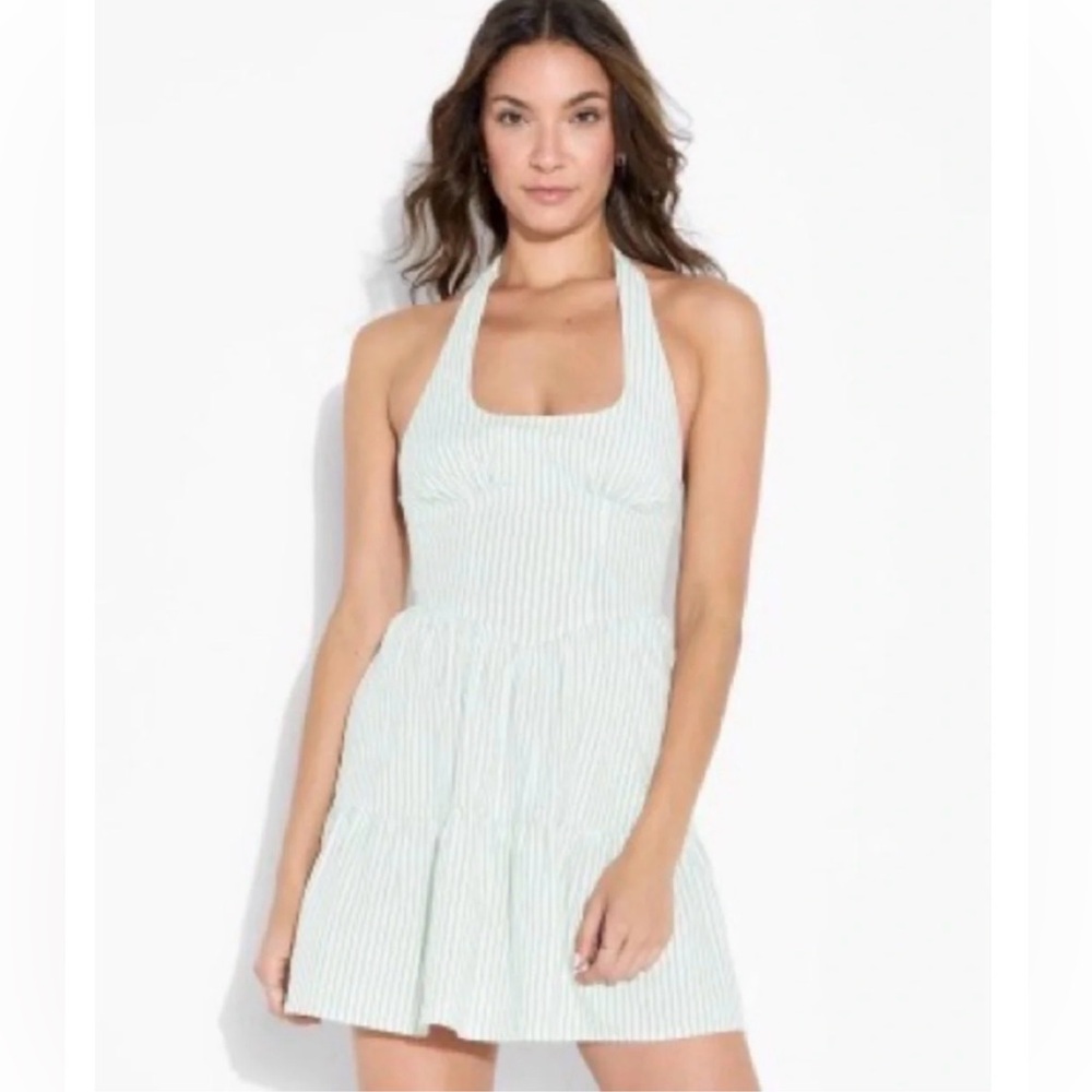Wild fable striped halter summer dress